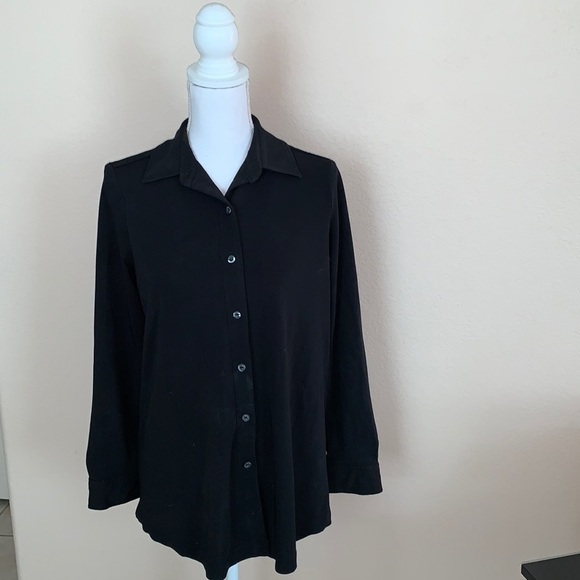 Liz Lange for target maternity button up blouse - Picture 1 of 5